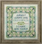 (image for) Upcoming Release: Count My Blessings Cross Stitch Chart